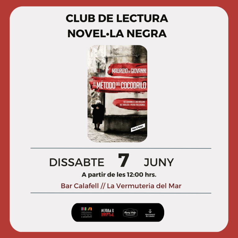 Club de lectura junio: El método del cocodrilo – Maurizio de Giovanni
