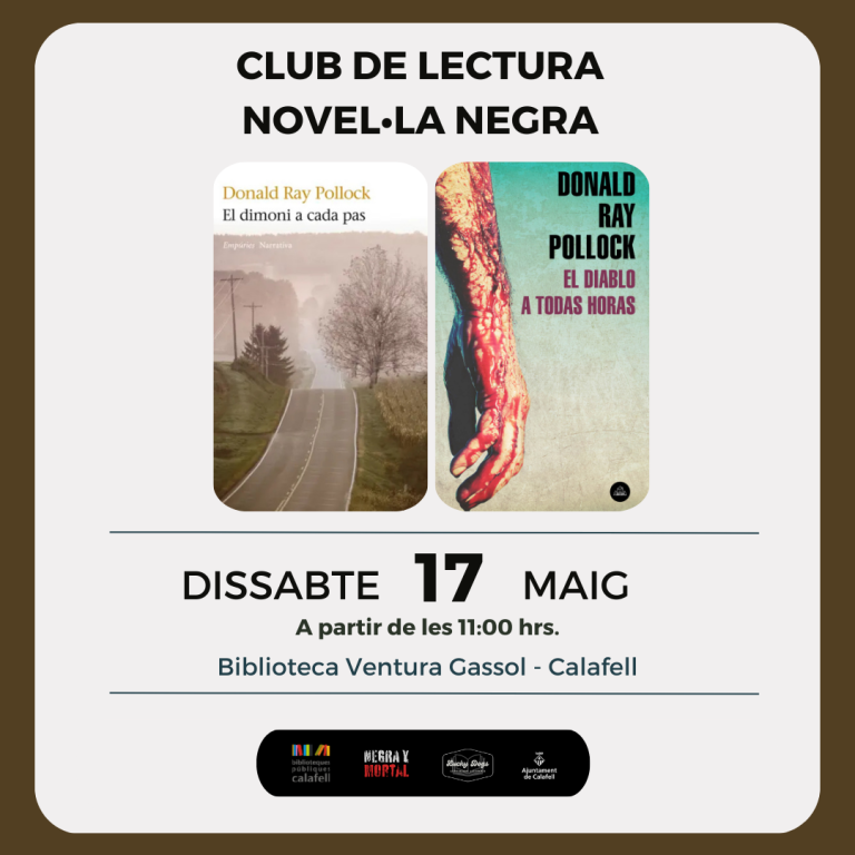 Club de lectura mayo: El diablo a todas horas – Donald Ray Pollock