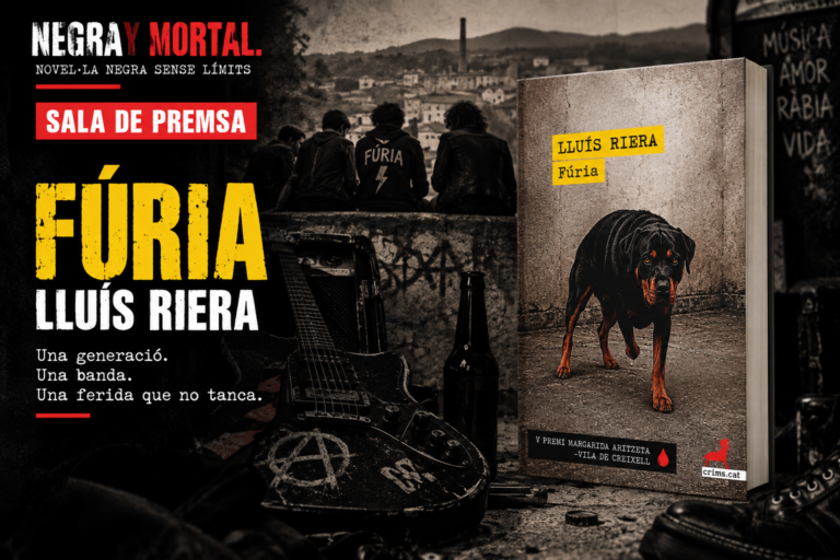 Fúria, de Lluís Riera: una nova novel·la negra sobre la ràbia, l’amistat i la violència