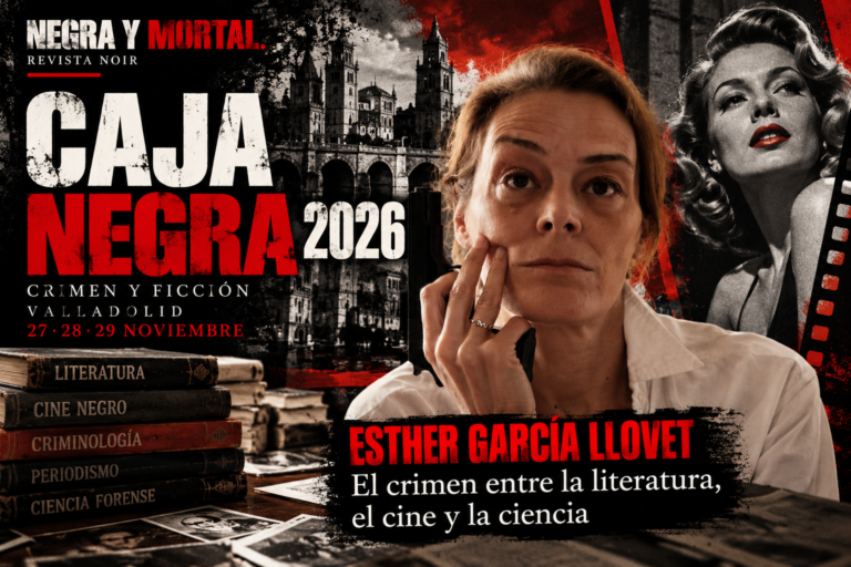 Caja Negra 2026: Esther García Llovet, cine negro y criminología en Valladolid