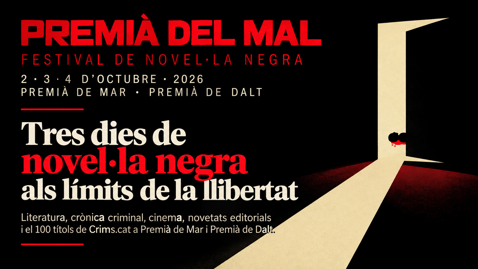 Premià del Mal 2026, festival de novel·la negra i crònica criminal