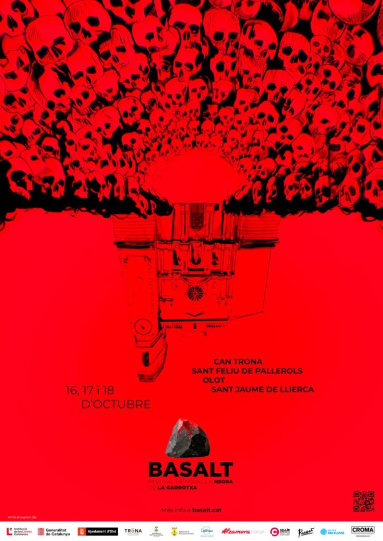 Cartel de BASALT 2026, Festival de Novel·la Negra de la Garrotxa